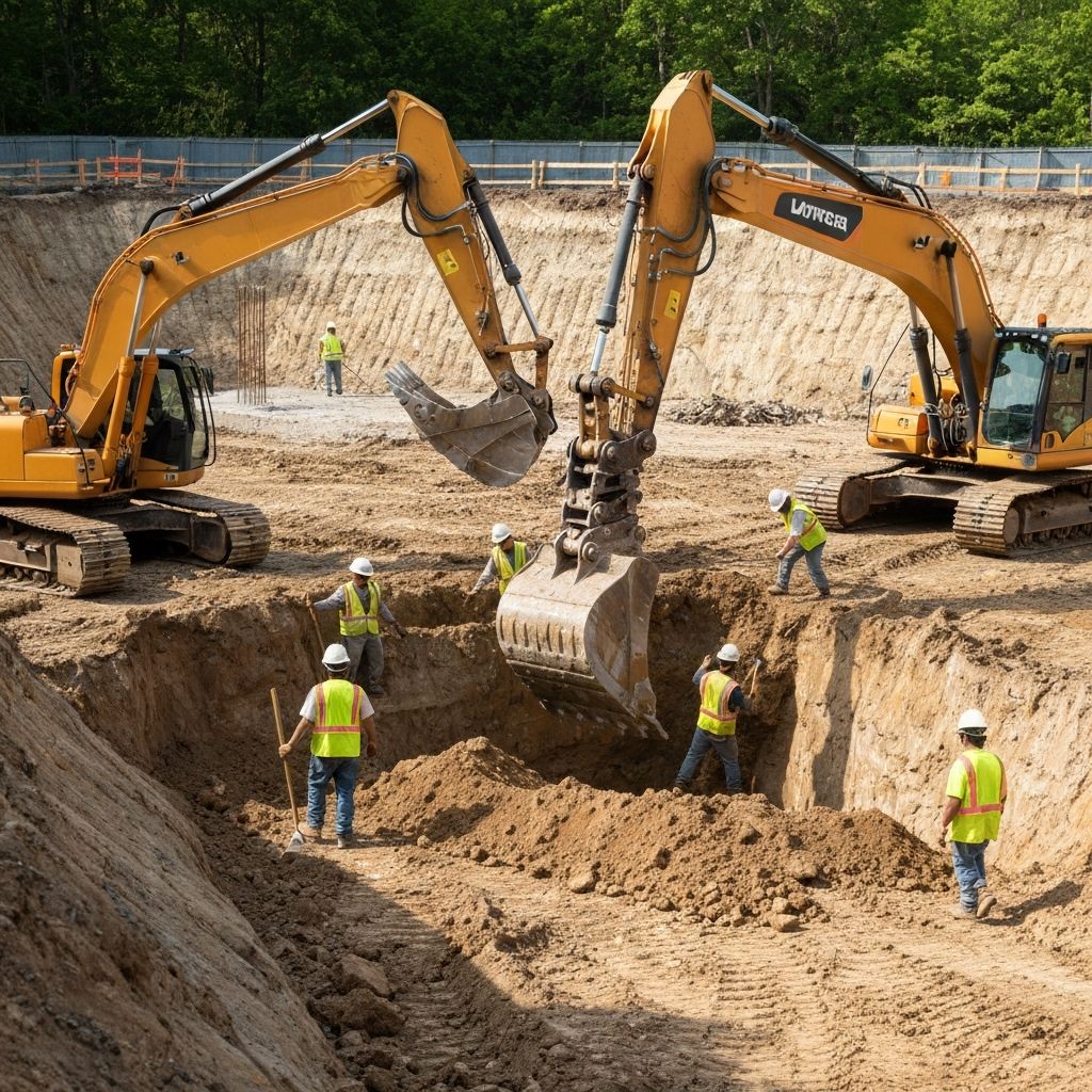 Professional plot works and groundwork