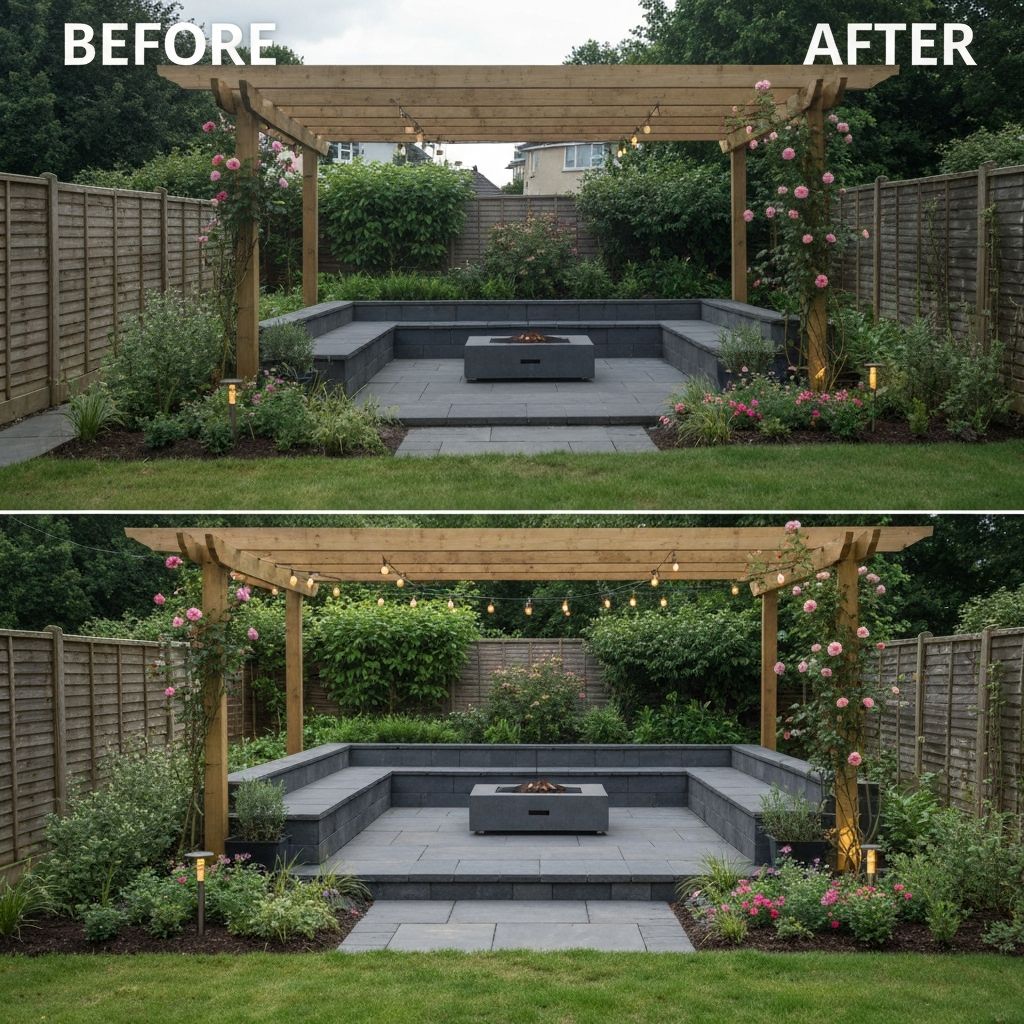 Professional landscaping work